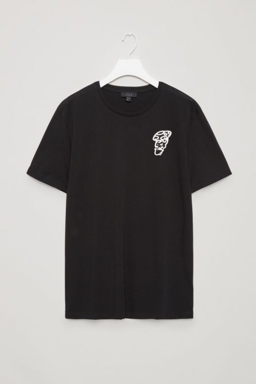 Mushrom Black T shirts