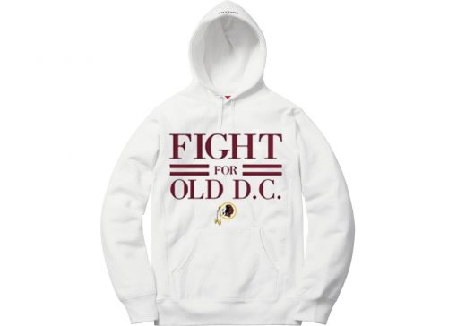 Fight for old dc White Hoodie