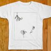 Flower Line Art T-Shirt