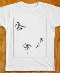 Flower Line Art T-Shirt