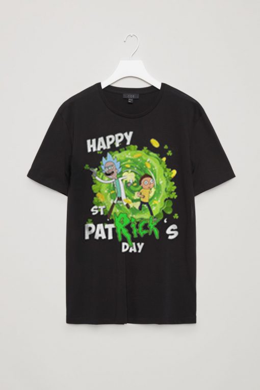 Happay Patric's DAY Black T Shirts