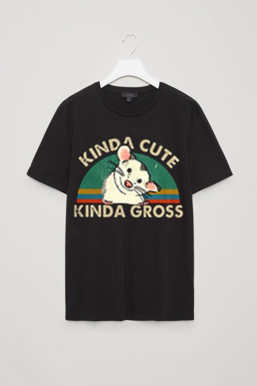 KINDA CUTE KINDA GROSS Black Tees