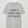 A Poop Is A Wish Your Fart Makes T-Shirt