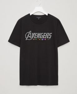 Avengers Unisex black Tees