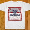 Budwiser White T shirts