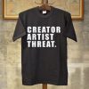 CREATOR ARTIS THREATS BLACK Tshirts