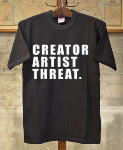 CREATOR ARTIS THREATS BLACK Tshirts