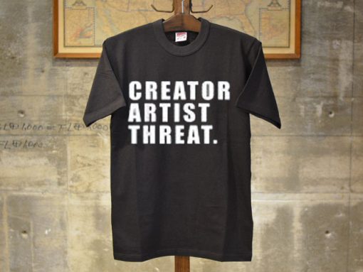 CREATOR ARTIS THREATS BLACK Tshirts