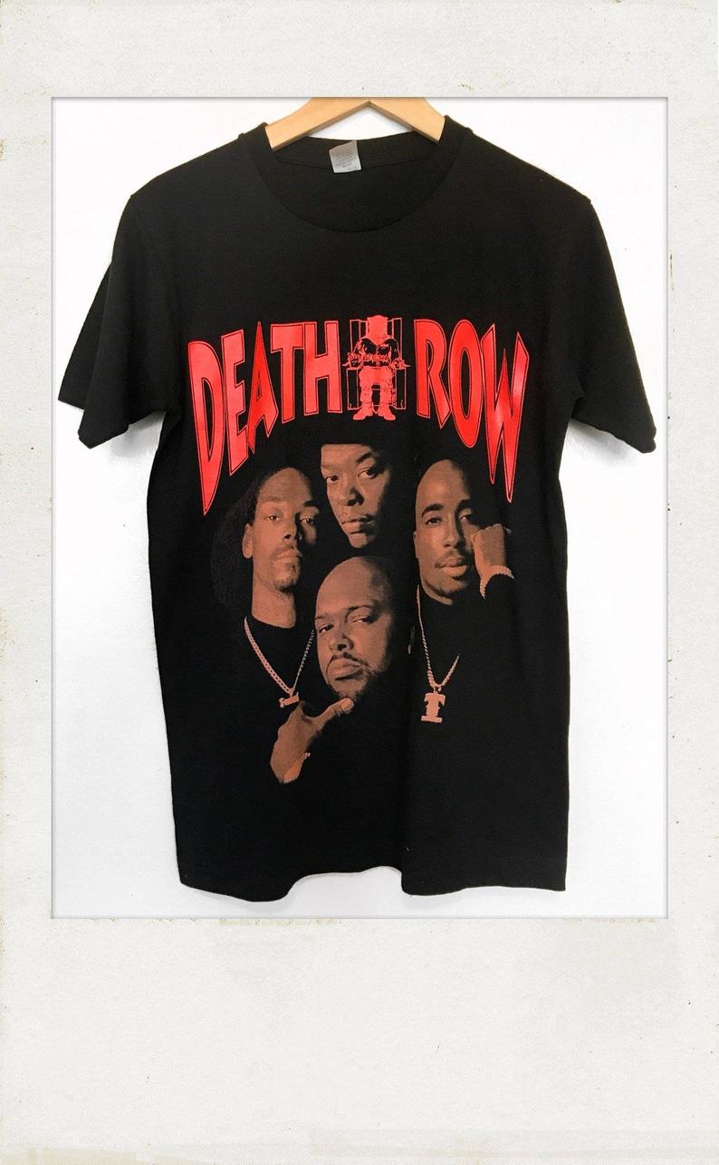death row records shirt green
