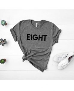 E1GHT Grey TSHIRTS