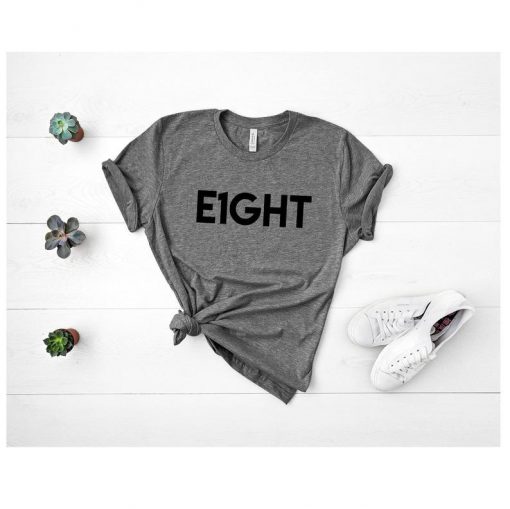 E1GHT Grey TSHIRTS