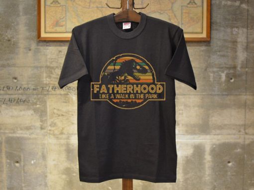 Fatherhood Walkin in The Park T shirts