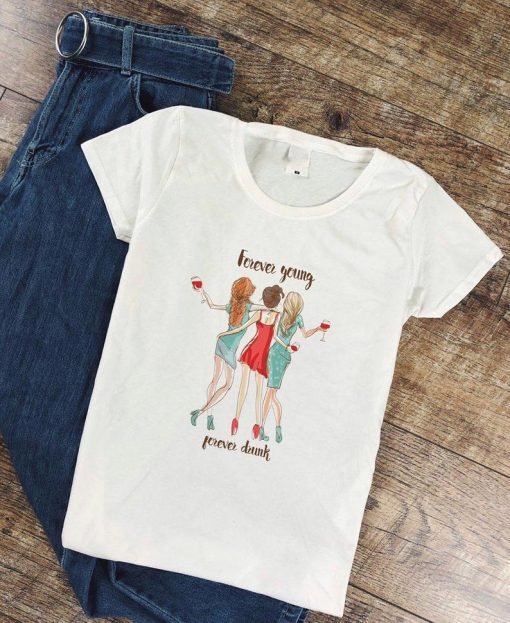 Forever Young Unisex T shirts