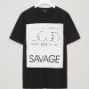 LIFE Savage Black Tees