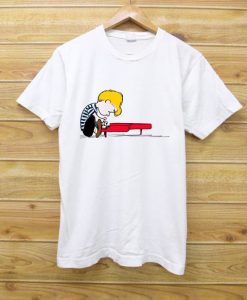 PIANO MAN PEANUTS WHITE TEES