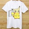 PIKACHU CHARGING WHITE TEES