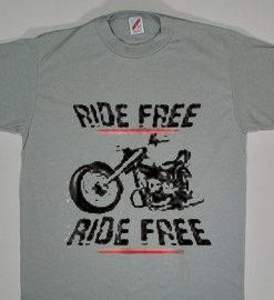 Ride Free Grey T shirts