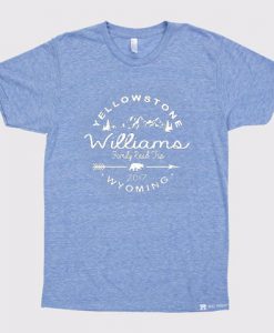 YELLOWSTONE WILLIAMS WYOMING UNISEX TEES