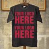 You Logo Here Black TSHIRTS