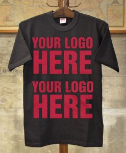 You Logo Here Black TSHIRTS