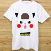 pika pika face detective white shirts