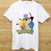 pokeman ocean seven white tees