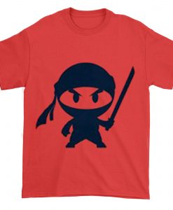 Angry ninja Kids Dark T-Shirt