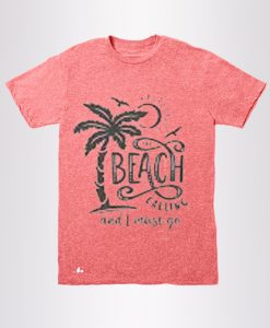 Beach pink tshirt