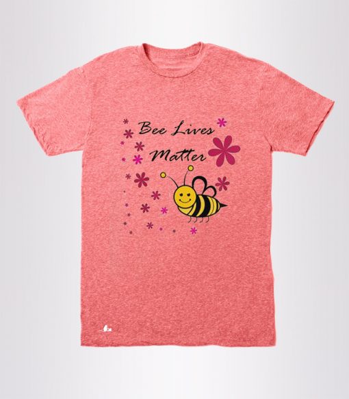 Bee Lives Matter Save the Bees Pink Shirt