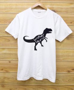 Brothersaurus white tees