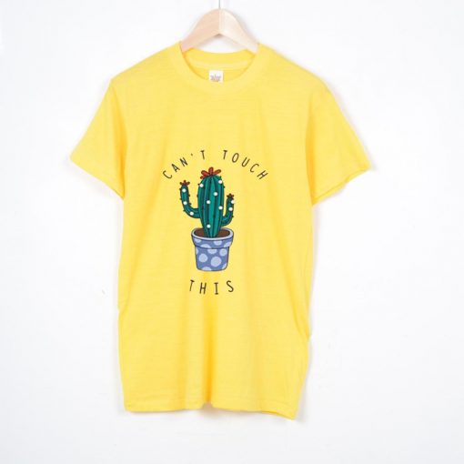 Can't Touch This Cactus YELLOW T-Shirt