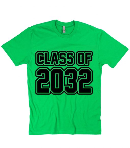 Class of 2032 green T-Shirt