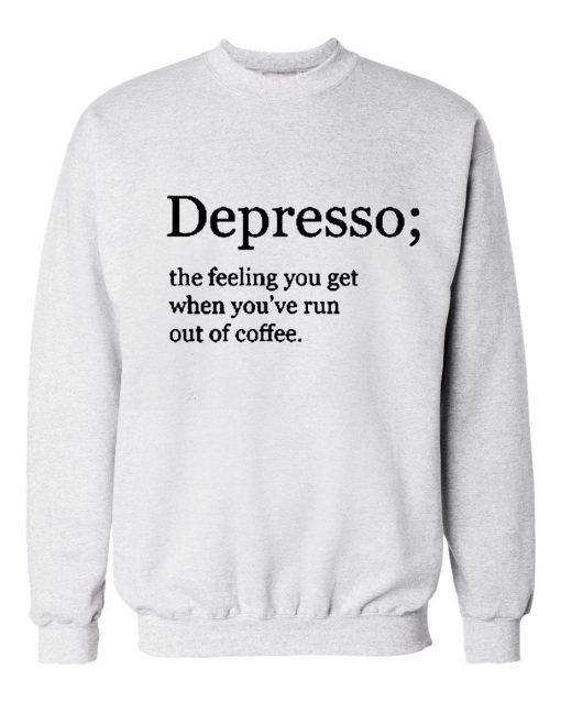 Depresso Definition Sweater