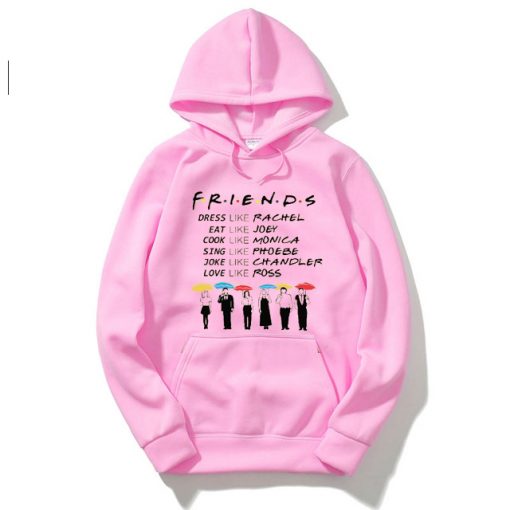 Friends Be LIKE unisex Pink hoodie