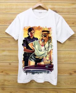 Grand Theft Auto Game GTA 5 Men Summer T Shirts