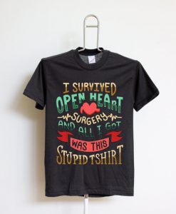 I Survived Open Heart Surgery Funny Recovery Mode Unisex T-Shirt