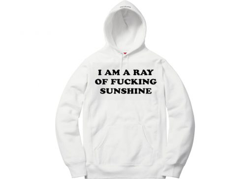 I am a ray of fucking sunshine Hoodie