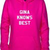 Knows Best pink Hoodie