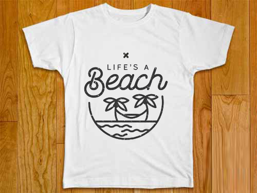 Life's a beach Beach TShirt
