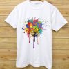 Paint Drip Tree T-shirt