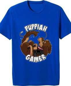 Puppiah Gamer Blue T shirts