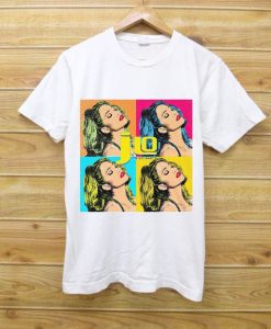 Retro Distressed J.Lo It's My Party Tour 2019 white T shirt