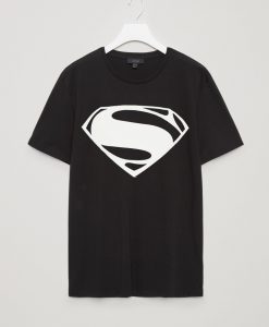 Superman Large White Logo Shirt