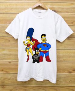 THE Justice League Simpshon T shirts