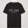 TeeIsland Feline Meow T Shirt