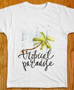 Tropical Paradise Beach T-shirt