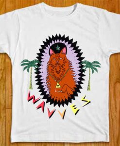 WAVVES 'KING OF THE BEACH WHITE TEES