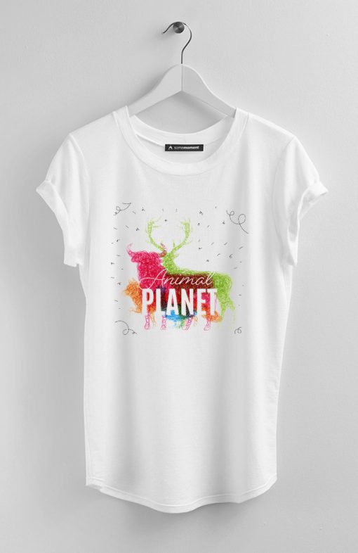 animal planet rainbow tees