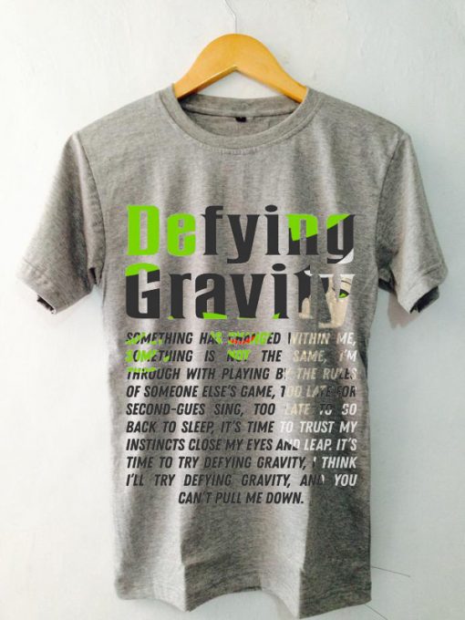 defying gravity Grey T-Shirt