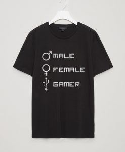 male of female gamer t shirts